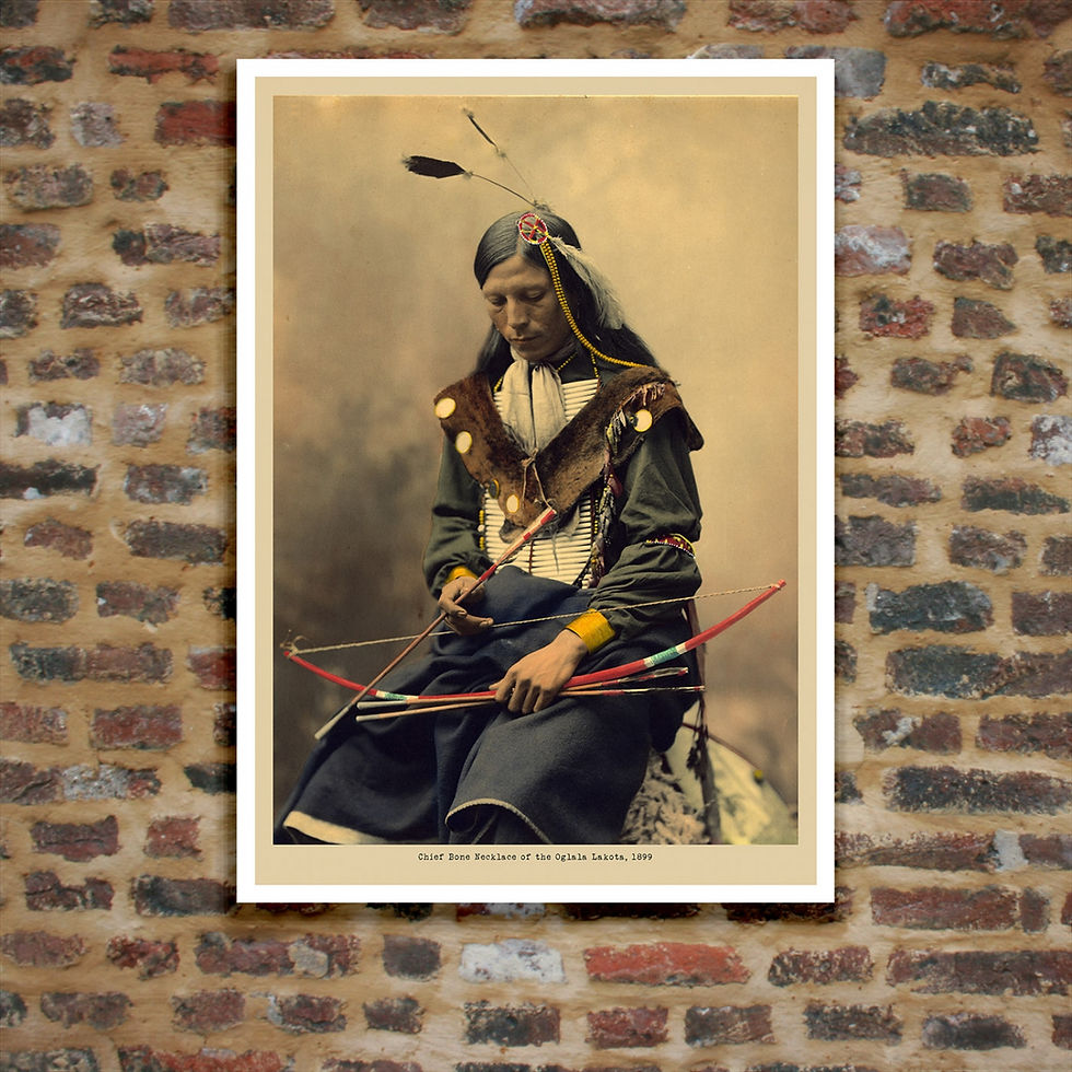Thumbnail: People Poster - Chief Bone Necklace
