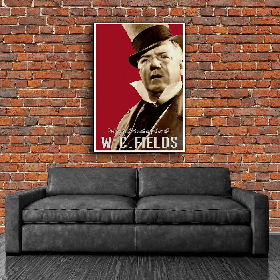 Thumbnail: Hollywood Photographic Poster - W.C. Fields-1935