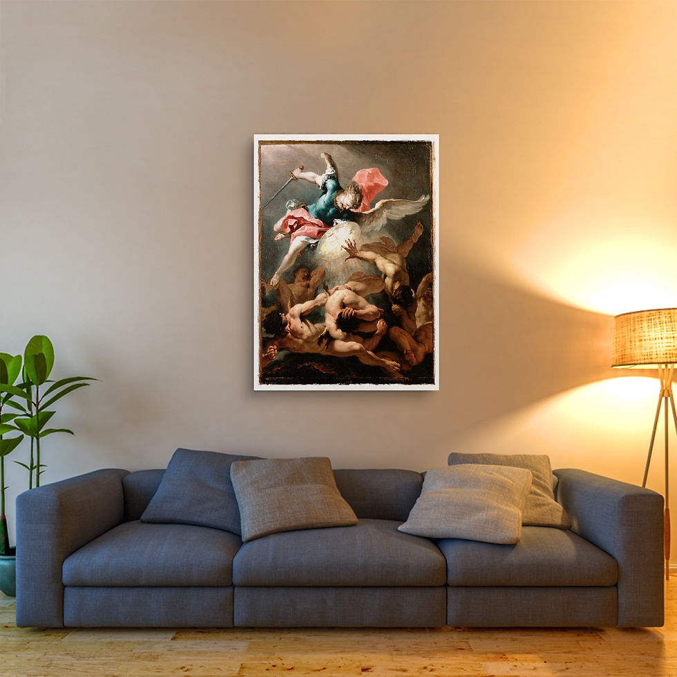 Thumbnail: Fine Art Poster - Fall of the Rebel Angels