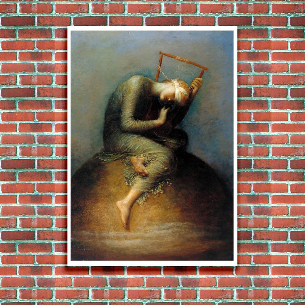 Thumbnail: Fine Art Poster - Hope - George Frederick Watts