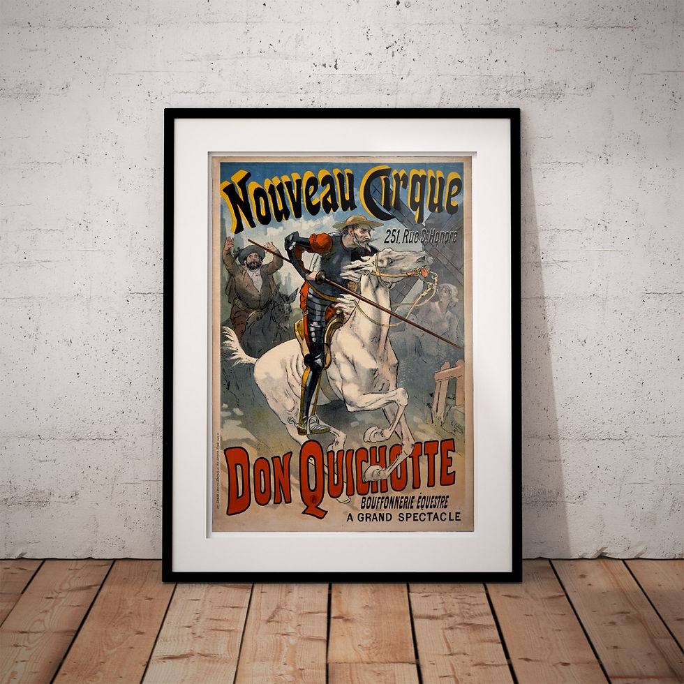 Thumbnail: Circus Poster - Don Quichotte - Nouveau Cirque