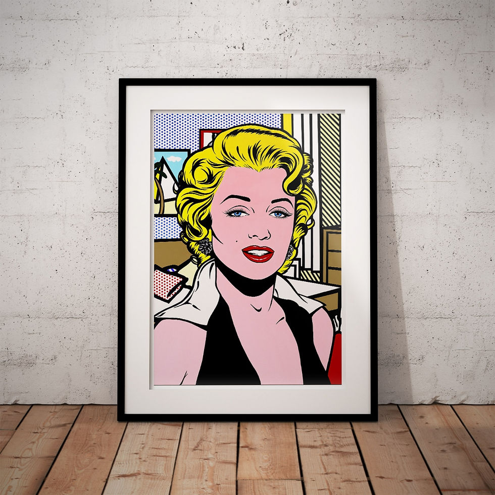 Thumbnail: Pop Art Poster - Marilyn Monroe