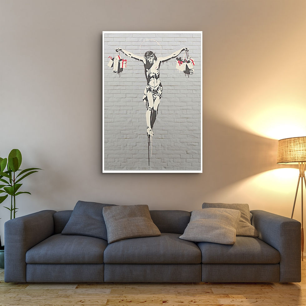 Thumbnail: Street Art Poster - Consumer Jesus