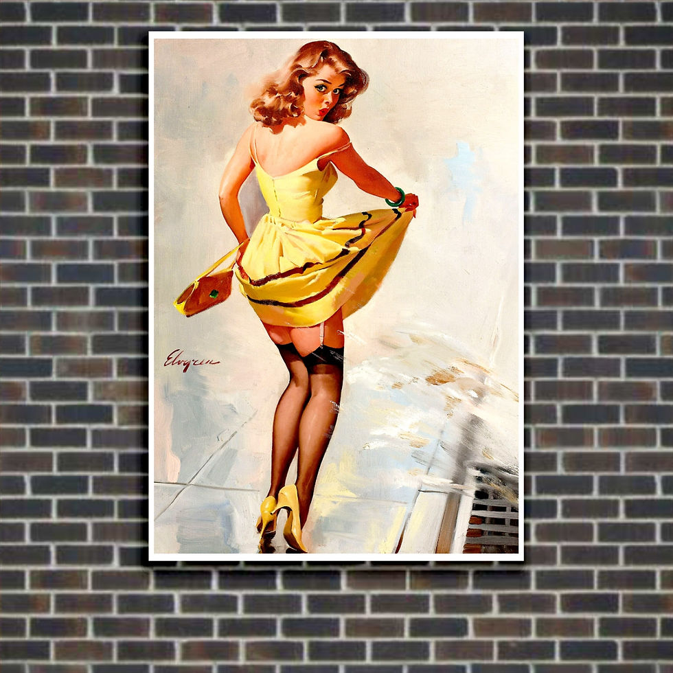 Thumbnail: Pinup Girl Poster - Splash