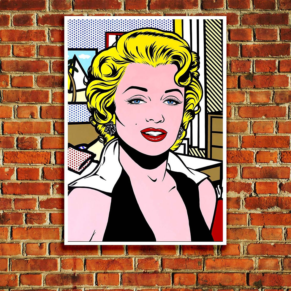 Thumbnail: Pop Art Poster - Marilyn Monroe