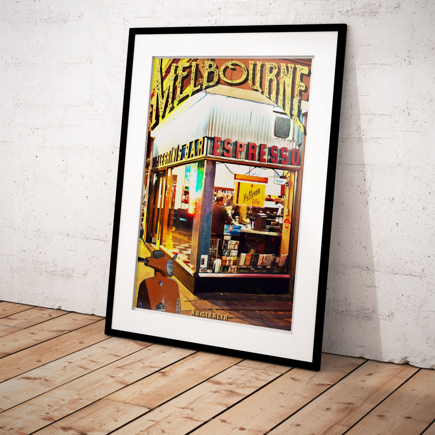 Melbourne Poster - Pellegrini’s Espresso Bar