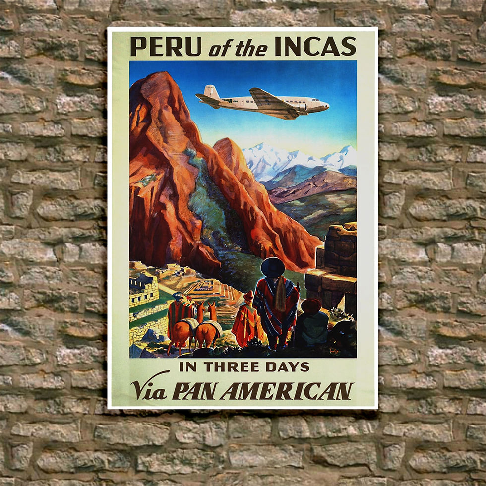 Thumbnail: Vintage Travel Poster - Peru of the Incas