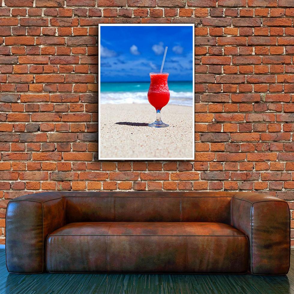 Thumbnail: Photographic Poster - Fruit Cocktail on the Beach