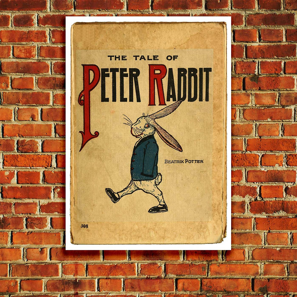 Thumbnail: Book Illustration Poster - Peter Rabbit Book Cover