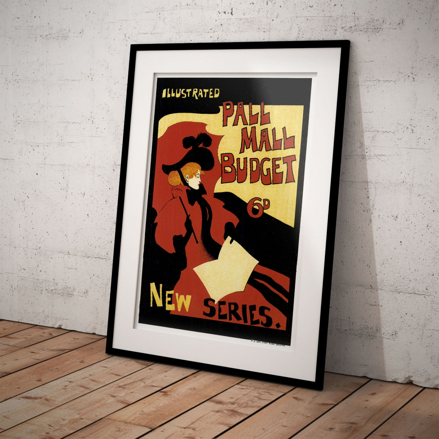 Book Cover Poster - Pall Mall Budget