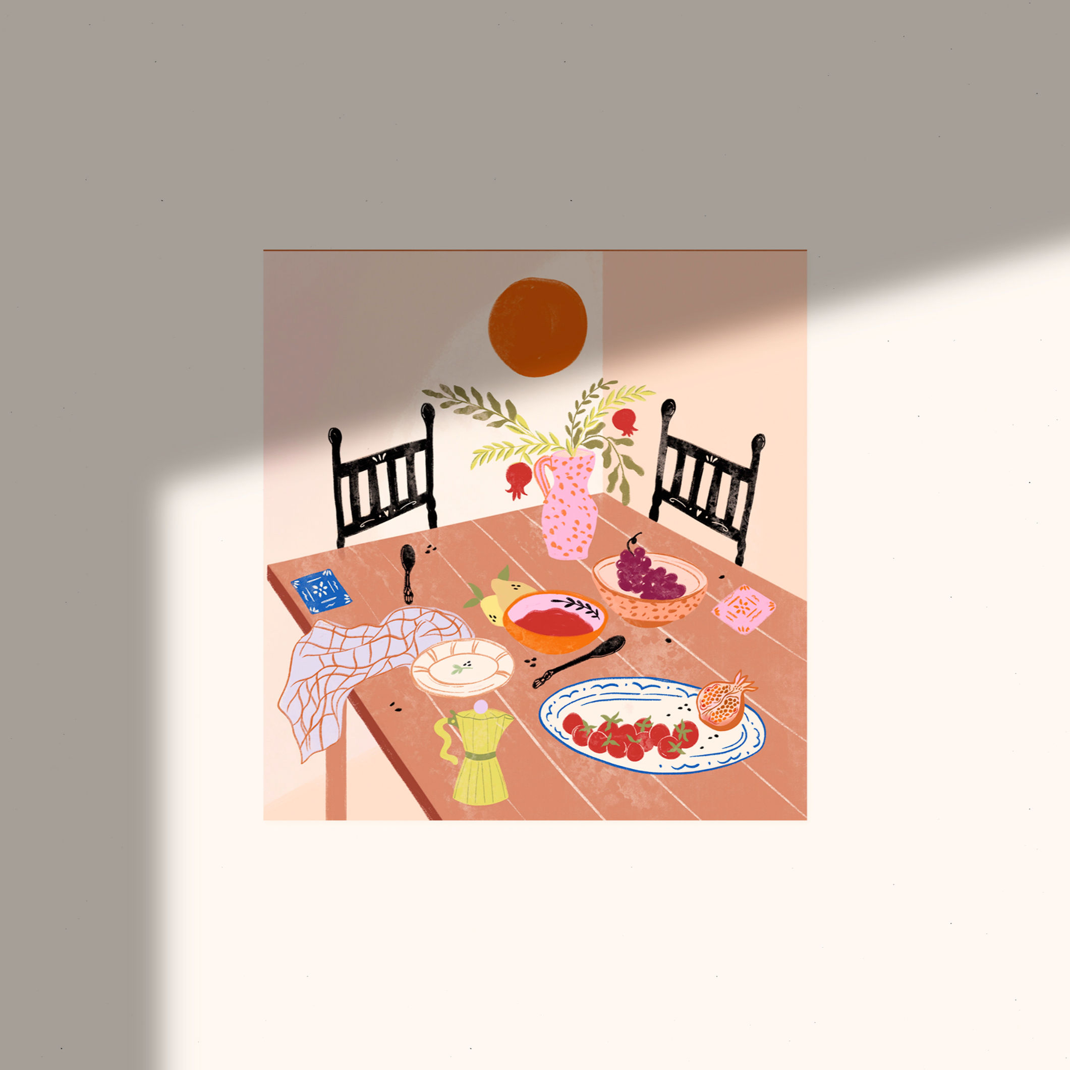 The poetry of a breakfast mess - print