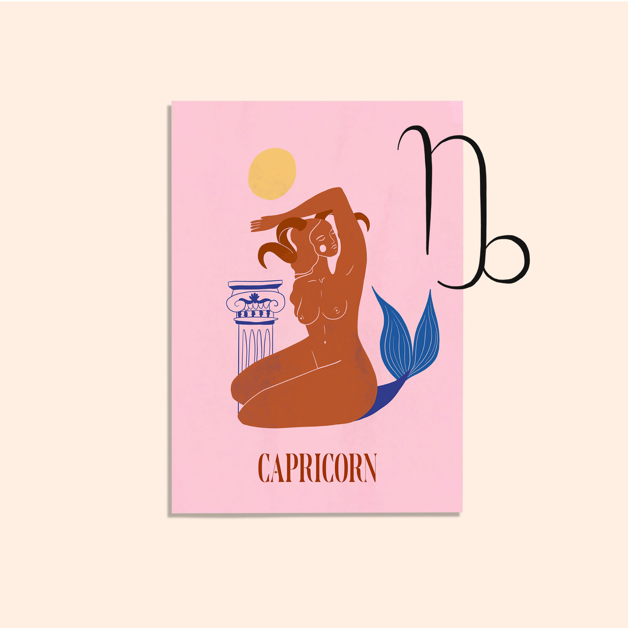 Capricorn Muse - print