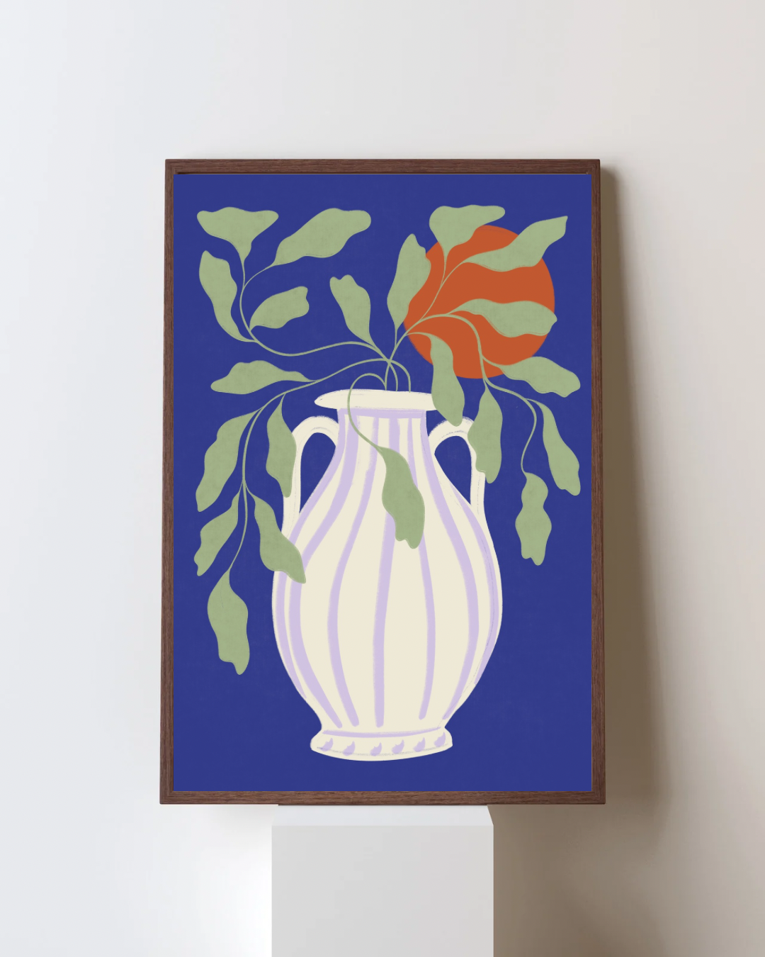 Quiet bloom (Blue) - print