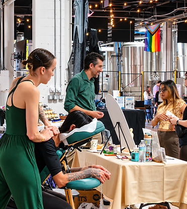 Wellness Market Massage Booth
