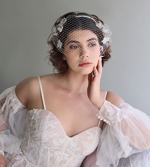Birdcage Wedding Veil – 12 Inches X 1 Yard – Unbranded