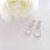 Thumbnail: OLIVIA Cubic Zirconia Bridal Earrings