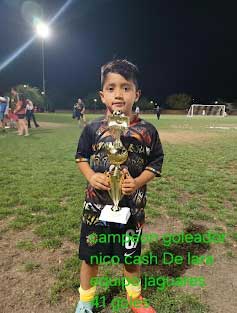 Felicidades al jugador Nico Cash, del equipo Jaguares 2019, por coronarse campeón de goleo con 41 