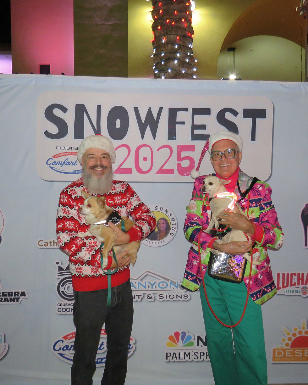 Snow Fest reúne a familias en Cathedral City con ambiente navideño