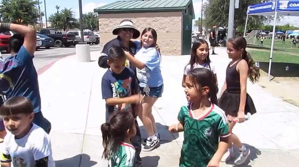Niños celebran su día en Bagdouma Park