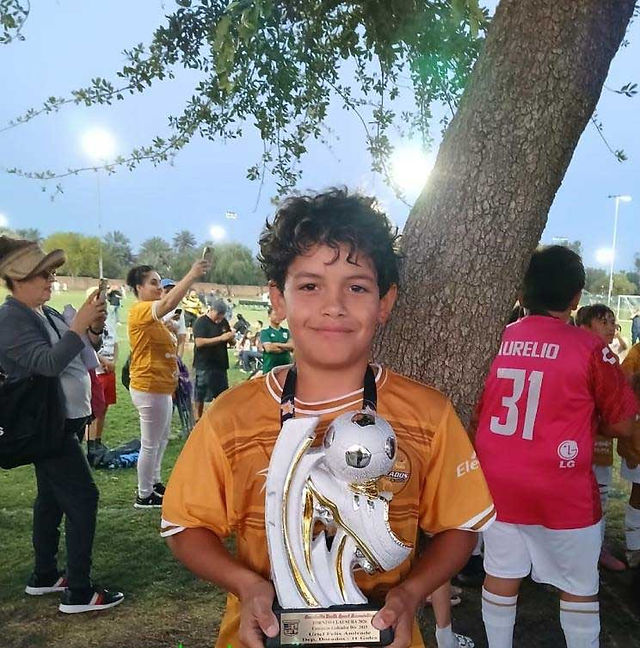 Campeón goleador con 11 goles Uriel Félix Andrade de Deportivo Dorados en la div 2015