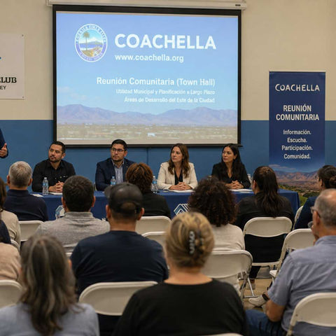 Coachella convoca reunión sobre utilidad municipal y centro de datos