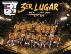 Deportivo Dorados Obtiene 3er. Lugar, de la división 2014