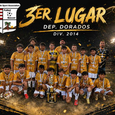 Deportivo Dorados Obtiene 3er. Lugar, de la división 2014