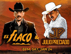 “El Flaco” y Julio Preciado llevarán una noche de música banda a Fantasy Springs Resort Casino