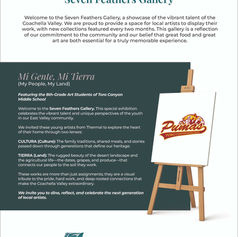 Seven Feathers de Augustine Casino presenta arte de estudiantes