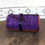Thumbnail: Purple Paisley Duffle Saddle Bag