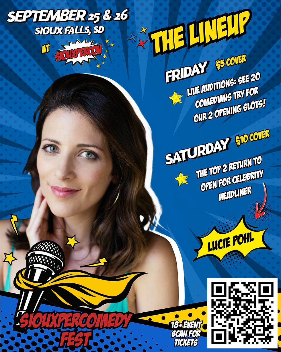SiouxperComedy Fest featuring headliner Lucie Pohl