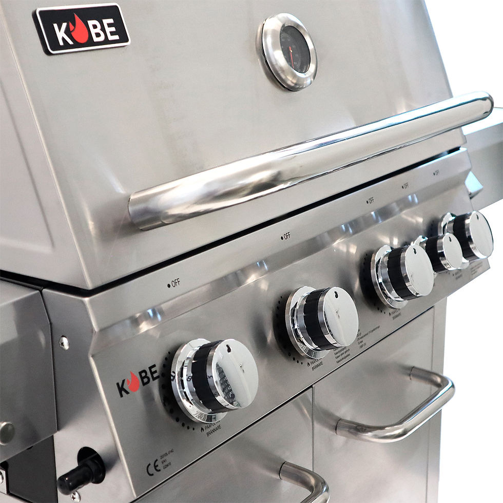 Pikkukuva: KOBE Premium kaasugrilli 4+1 valmiiksi kasattu RST