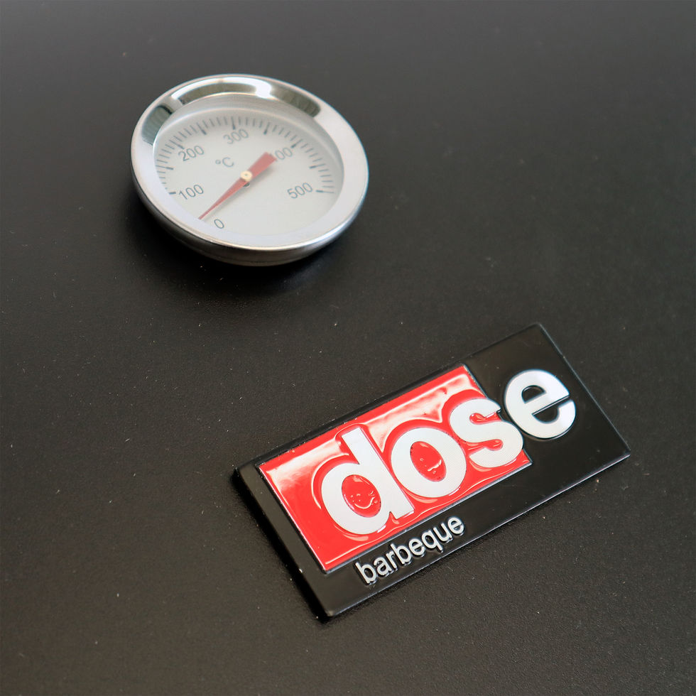 Miniatyrbild: DOSE Barbeque Gasolgrill 6+1 brännare svart 