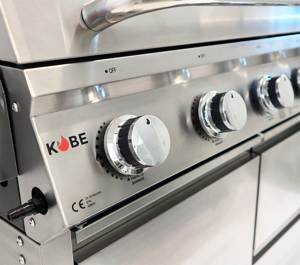 Pikkukuva: KOBE Premium kaasugrilli 6+1 valmiiksi kasattu RST