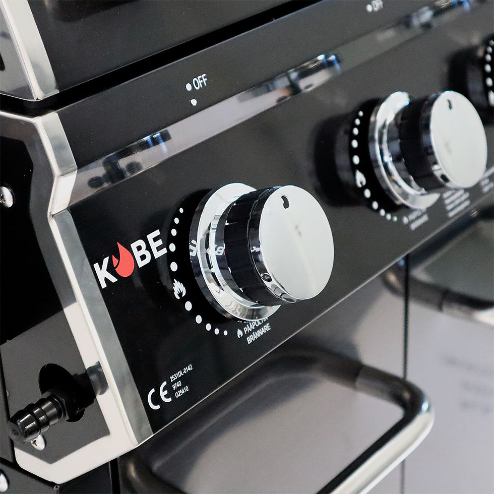 Miniatyrbild: KOBE Gasolgrill Premium 4+1 svart