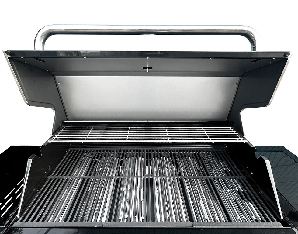 Miniatyrbild: KOBE Gasolgrill Premium 6+1 svart färdigmonterad
