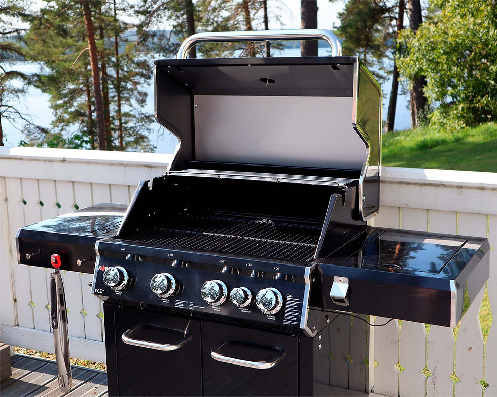 Miniatyrbild: KOBE Gasolgrill Premium 4+1 svart