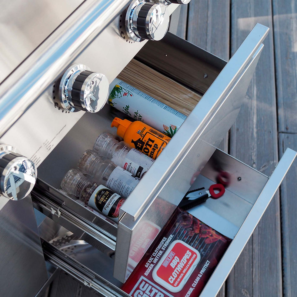 Miniatyrbild: KOBE Gasolgrill Premium 6+1 RST 
