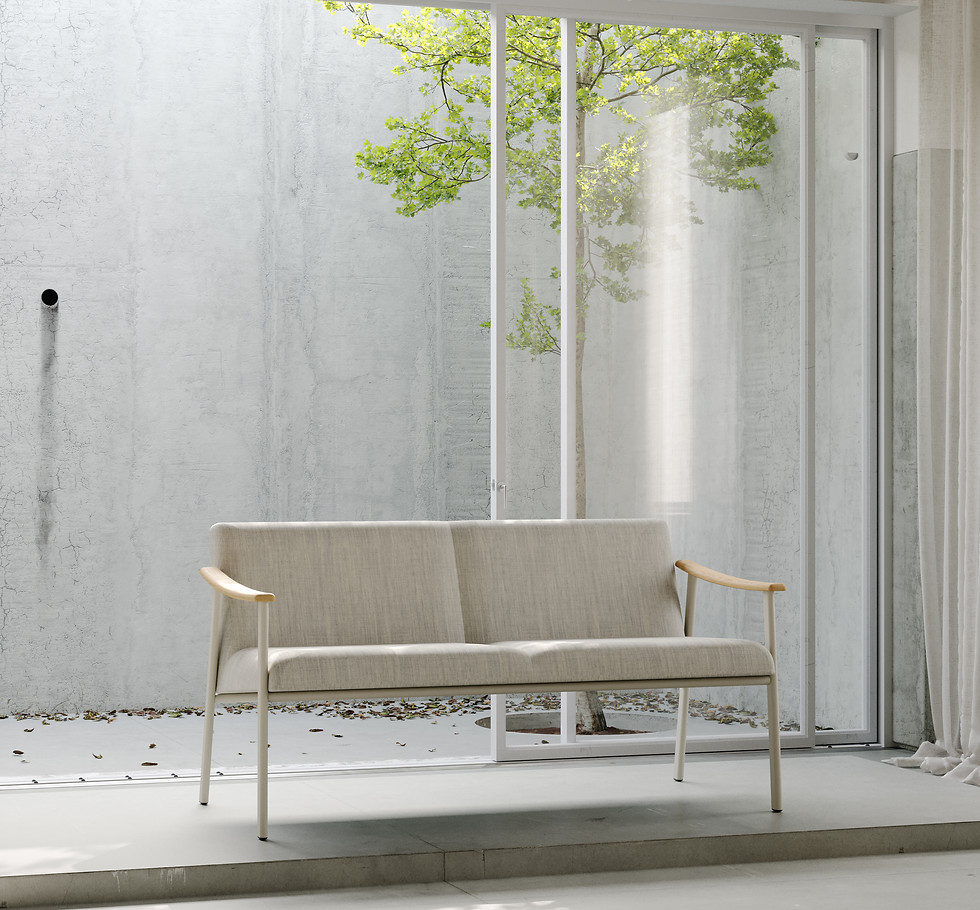 Photorealistic interior rendering exploring light and materiality