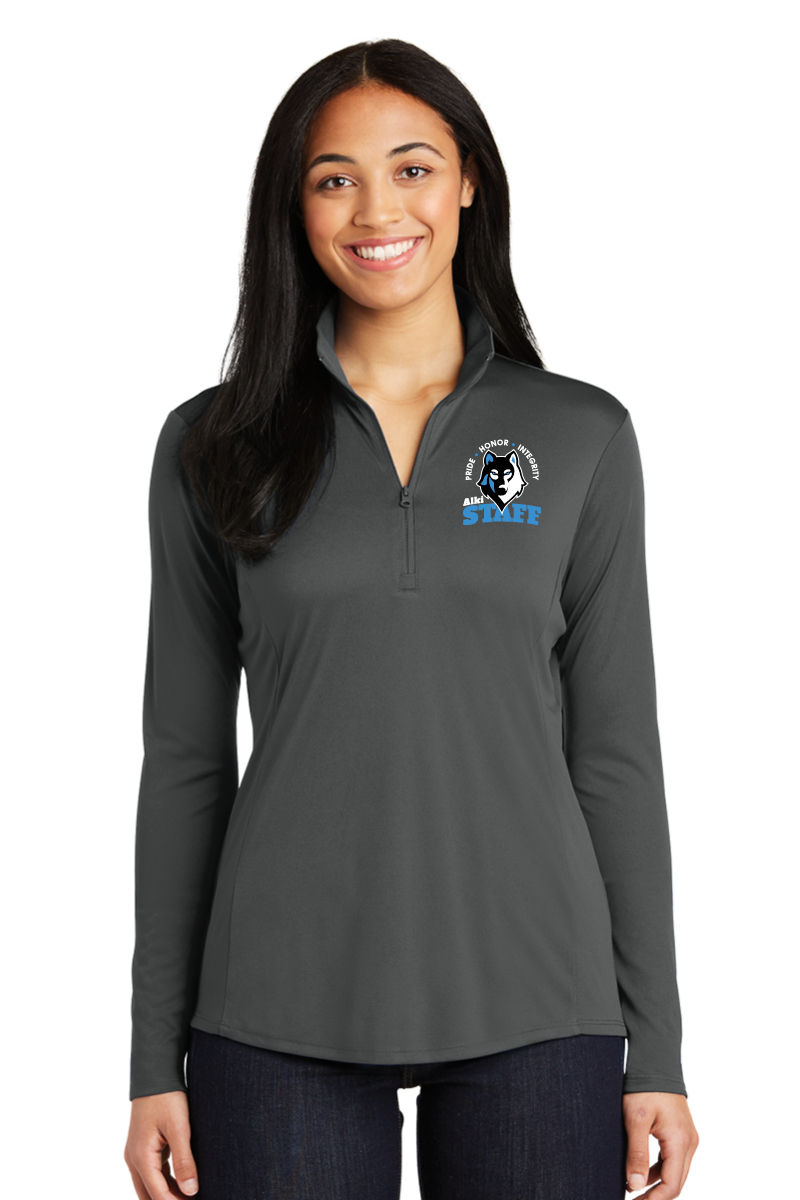 Thumbnail: Ladies 1/4-Zip Performance Pullover LST357-STAFF