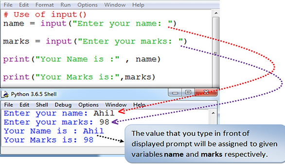 Data with print() Statement