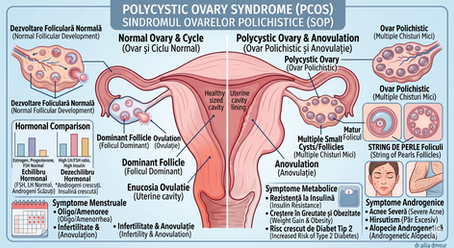 Sindromul Ovarelor Polichistice (SOP) explicat