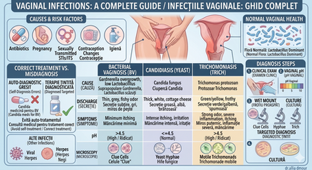 Infectiile Vaginale: cauze, tipuri, diagnostic și tratament corect — ghidul complet