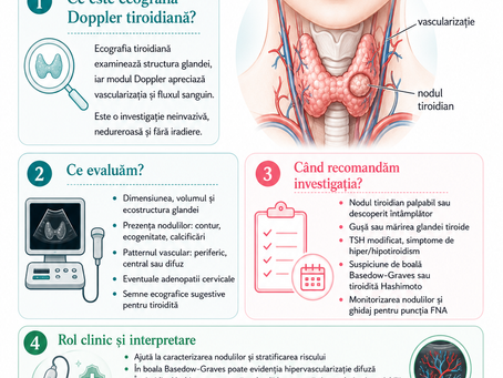 Ecografia Doppler Tiroidiană, ghid clinic, Doctor Allia Dmour, Iași