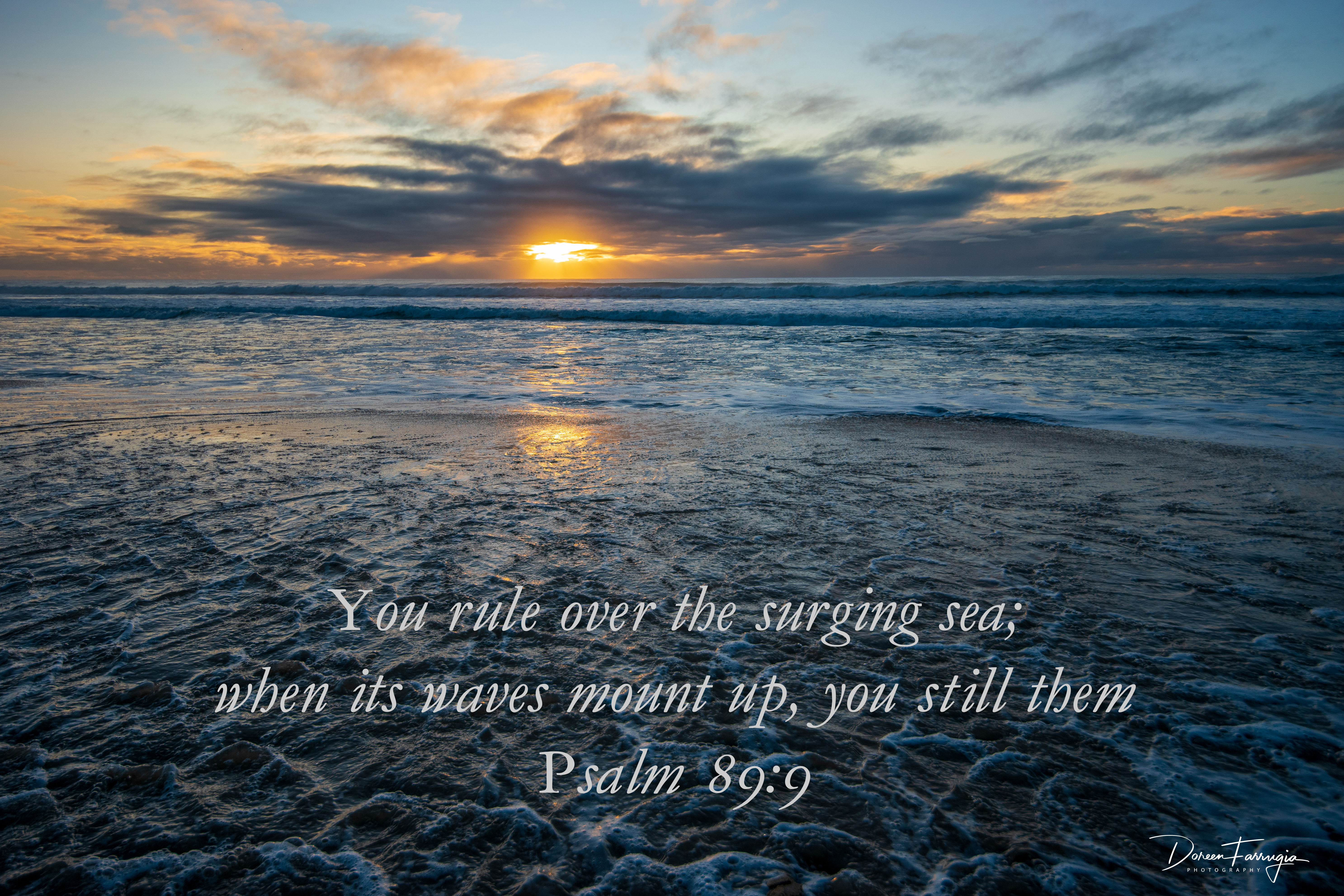 sunrise over the ocean