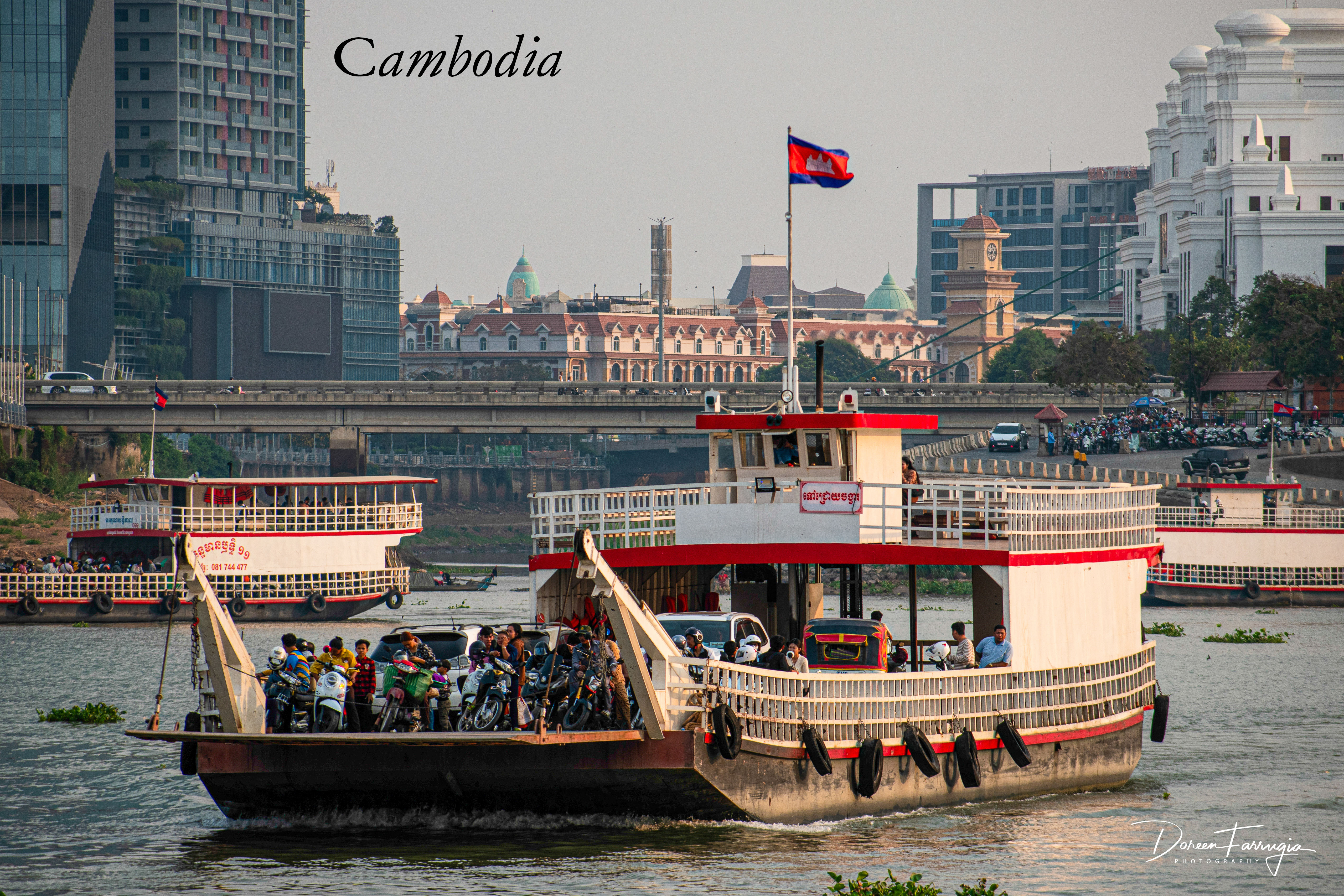 boat on mekong river