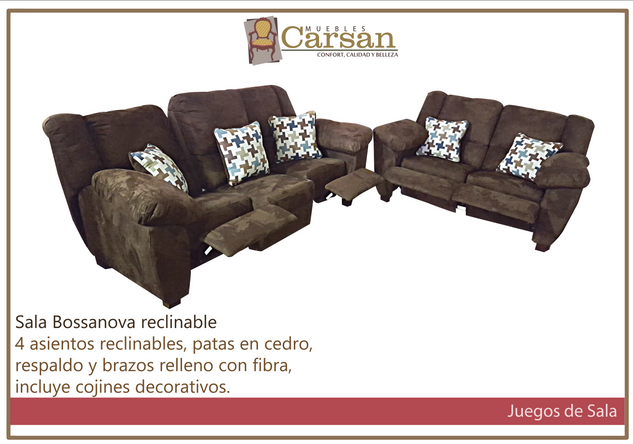 Sala Bossanova Reclinable