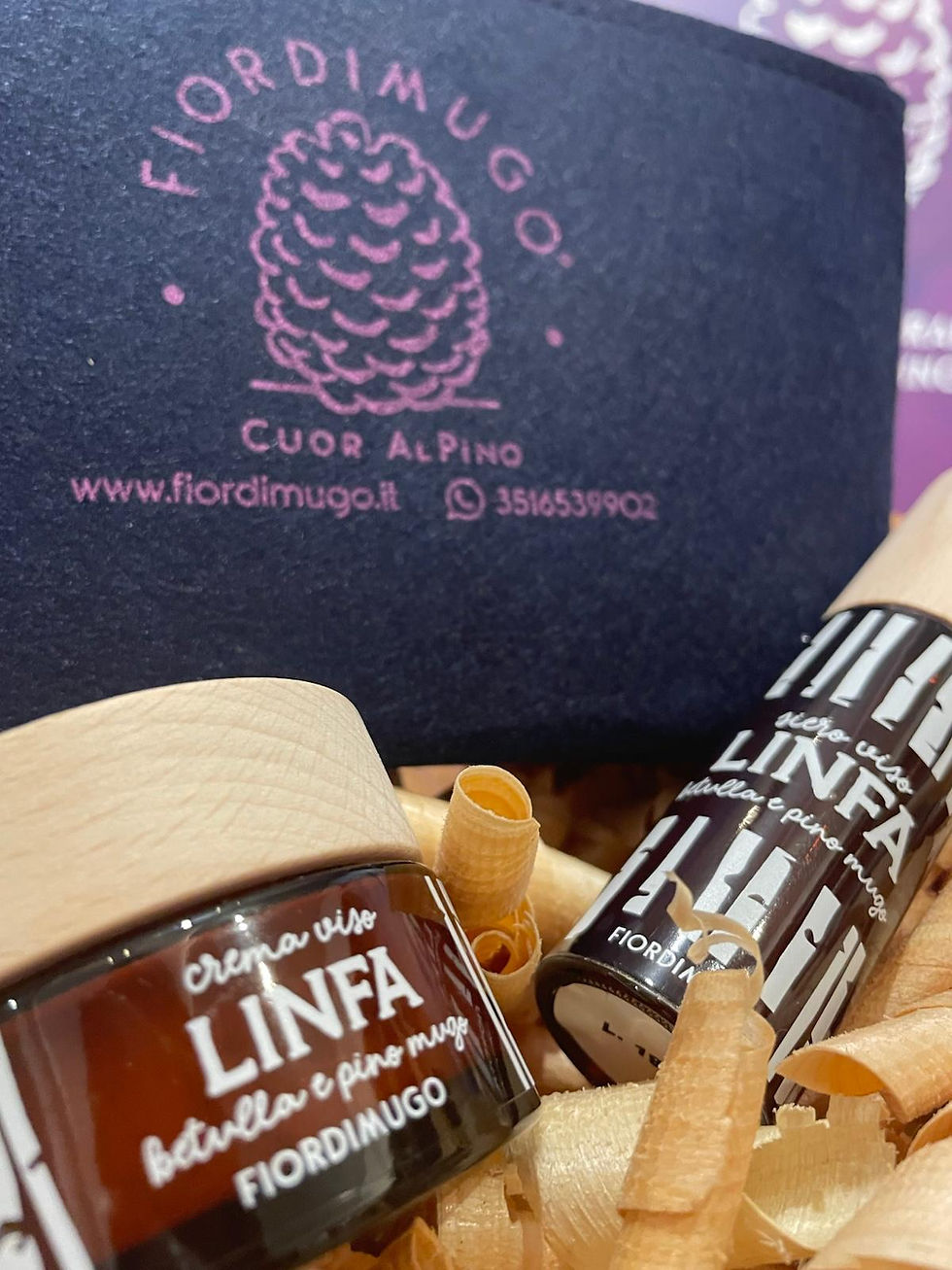 Miniatura: LINFA - CREMA VISO E SIERO con BETULLA E PINO MUGO