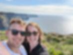 Erin and her husband, Duncan, traveling in Ireland