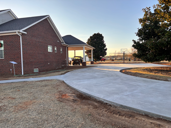 driveway fuzzy finish 